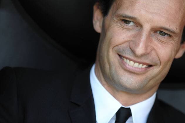 Trainer Massimiliano ALLEGRI (Mailand) --- AC Mailand (rot) vs. Bologna FC (weiß) Andreaxstaccioli