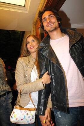 Samstag 30.04.2011, Piazza Navona Dortmund, Meisterfeier von BV Borussia Dortmund, Mats Hummels (BVB) mit seiner Freundin Cathy Fischer auf der Privat Party DeFodi001 o0 Familie privat Frau Spielerfrau