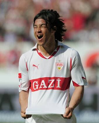 Fussball 1. Bundesliga: Saison 2010 2011 33. Spieltag 07.05.2011 VfB Stuttgart - Hannover 96 JUBEL Stuttgart; Torschütze zum 2-0 Shinji Okazaki 