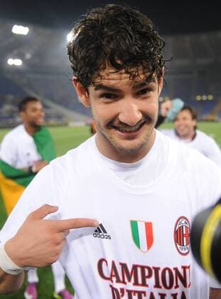 Alexandre Pato (milan) - AC Milan feiert die italienische Meisterschaft 2010 2011 massimoxoliva o0 Scudetto Freude