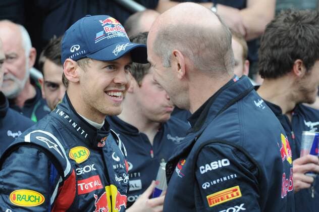 Grand Prix Turkey - 08.05.2011 - winner SEBASTIAN VETTEL (GER) - RED BULL RENAULT RB7 Adrian NEWEY - RED BULL RACING TECHNICAL DIRECTOR - DIRECTEUR TECHNIQUE RED BULL RACING --- xGillesLeventx  o0 Jubel Freude Sieg