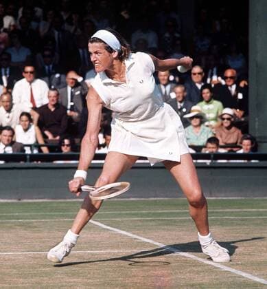 Margaret Court (Australia) Wimbledon All England Tennis Championships; July 1969. Tennis 
