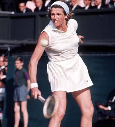 Margaret Court (Australia) Wimbledon All England Tennis Championships; July 1969. Tennis 