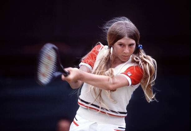 Andrea Jaeger (USA) WIMBLEDON (All England Championships) TENNIS CHAMPIONSHIPS 1980. 