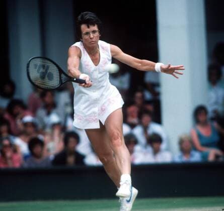 Billie Jean King (USA) Tennis. The Championship, Wimbledon. 23 7 1983 .  o0 All England Championships