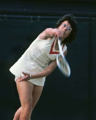 Billie Jean King (USA) Bournemouth Tennis Championships; June 1969 Tennis 