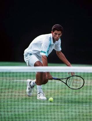 Pete Sampras (USA) Wimbledon All England Tennis Championships 1992. 
