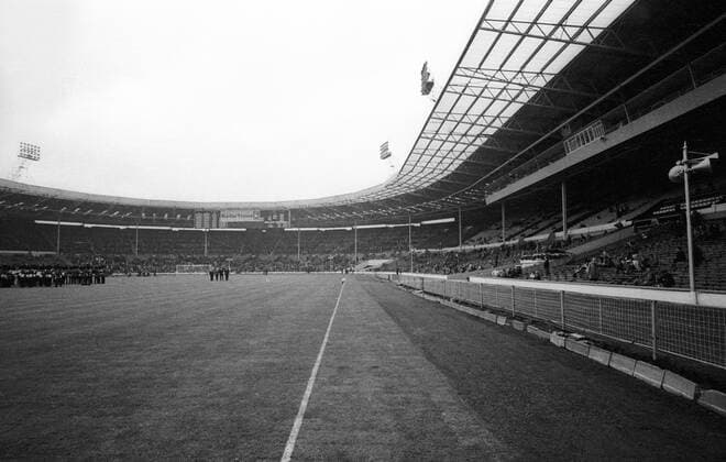 Wembley Stadion in London Totale Sportstätte Stadion England o00 Wembleystadion
