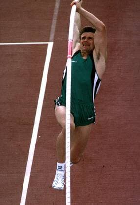 ATHLETICS - Serhiy Bubka (UKR) POLE VAULT. BARCELONA OLYMPICS, 7 8 92.  o0 Leichtathletik Stabhochsprung