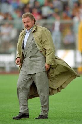 Trainer Dragoslav Stepanovic (Bayer 04 Leverkusen) - Aus Freundschaftsspiel VfL Wolfsburg (Grün) gegen Bayer Leverkusen am 25.07.1993 1994 1. BL