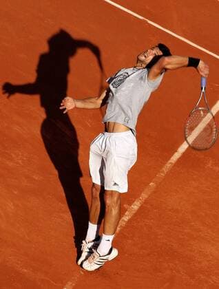 TENNIS - ATP, French Open 2011, Vorschau PARIS, 19.MAI.11 - TENNIS - ATP Tennis Herren World Tour, Grand Slam, Roland Garros, French Open, Vorberichte, Training. Bild zeigt Jürgen Melzer (AUT).  o0 Freisteller