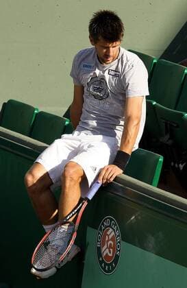 TENNIS - ATP, French Open 2011, Vorschau PARIS, 19.MAI.11 - TENNIS - ATP Tennis Herren World Tour, Grand Slam, Roland Garros, French Open, Vorberichte, Training. Bild zeigt Jürgen Melzer (AUT). 