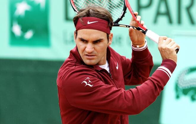 TENNIS - ATP, French Open 2011, Vorschau PARIS,FRANKREICH,20.MAI.11 - TENNIS - ATP Tennis Herren World Tour, Grand Slam, Roland Garros, French Open, Vorberichte, Training. Bild zeigt Roger Federer (SUI). 