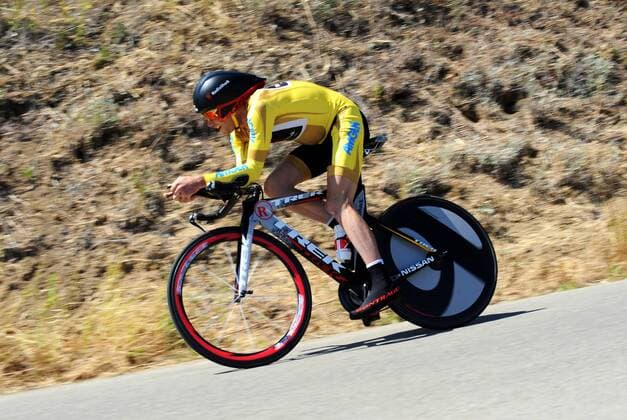 May 20, 2011. Team Radioshack rider Chris Horner races the time trial race during the Amgen Tour of California cycling event in Solvang,CA. Horner currently leads the overall event. Cycling 2011: Amgen Tour of California MAY 20 - ZUMAcp4