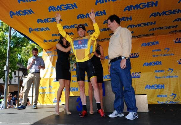 May 20, 2011. Team Radioshack rider Chris Horner races the time trial race during the Amgen Tour of California cycling event in Solvang,CA. Horner currently leads the overall event. Cycling 2011: Amgen Tour of California MAY 20 - ZUMAcp4