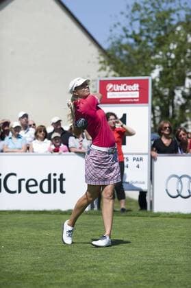 Unicredit Ladies German Open 2011, Golfpark Gut Hausern, 21.05.2011, München Im Bild: Anja Monke (Deutschland) hangenfotoXVallejos
