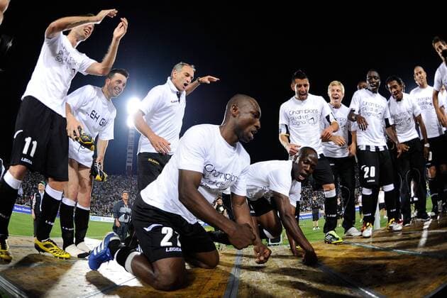 Schlussjubel Udinese Calcio 