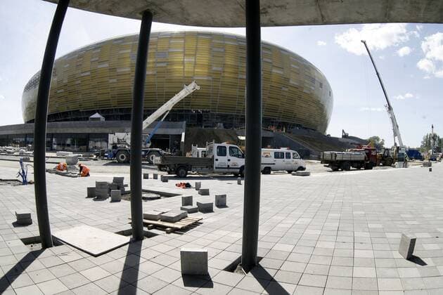 FOOTBALL EURO 2012: PGE ARENA - STADIUM CONSTRUCTION - New Home of LECHIA GDANSK - Ekstraklasa -  20110523fig017