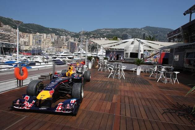 formula 1 GP, Monaco 25.05.2011, Energy Station, Red Bull Racing, o0 Bolide Objekte Motorhome