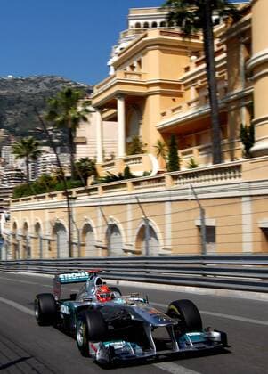 FORMEL 1 - GP von Monaco MONTE CARLO,MONACO,26.MAI.11 - MOTORSPORT, FORMEL 1 - Grand Prix von Monaco, freies Training. Bild zeigt Michael Schumacher (GER Mercedes GP). 