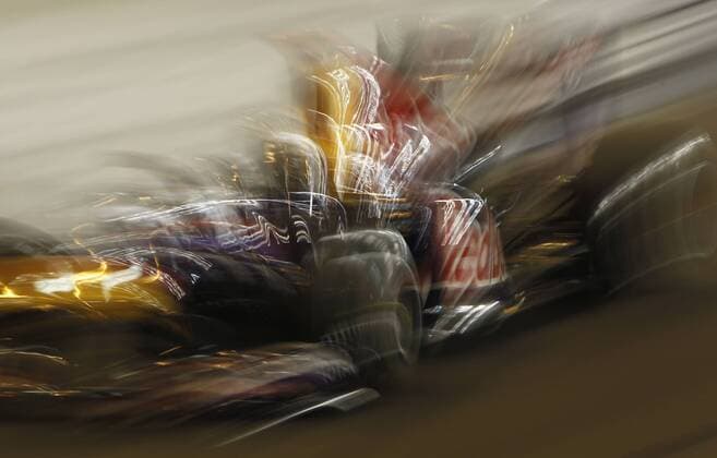 Motorsports: FIA Formula One World Championship 2011, Grand Prix of Monaco, 01 Sebastian Vettel (GER, Red Bull Racing), xHOCHxZWEIx o0 Wischeffekt, Rennwagen, Objekte, Speed, Geschwindigkeit, Dynamik