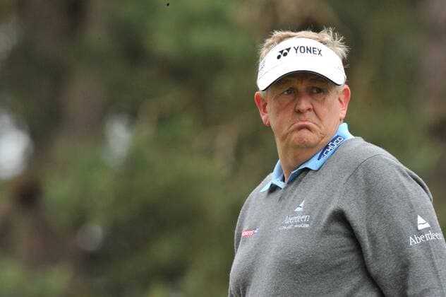 26.05.2011 Colin Montgomerie (SCO) in action during Round 1 of the BMW PGA Golf Herren Golf Championship from Wentworth. xKevinxBatchelorx  ActionPlus11174420 Content restricted for UK based newspaper