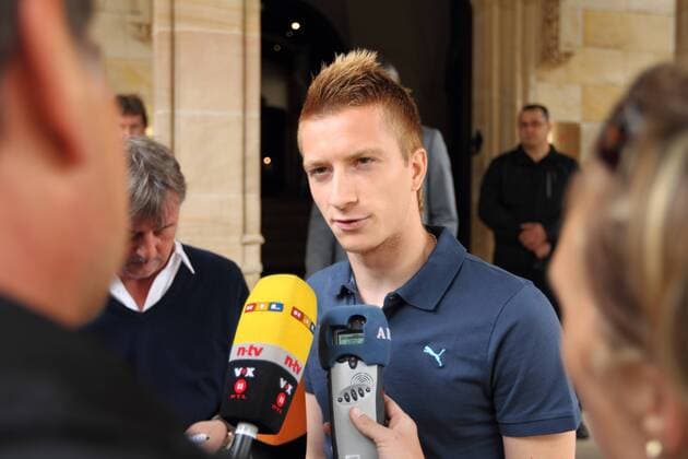 MARCO REUS TREFFEN DEUTSCHEN FUSSBALLNATIONALMANNSCHAFT FRANKFURT 27.5.11