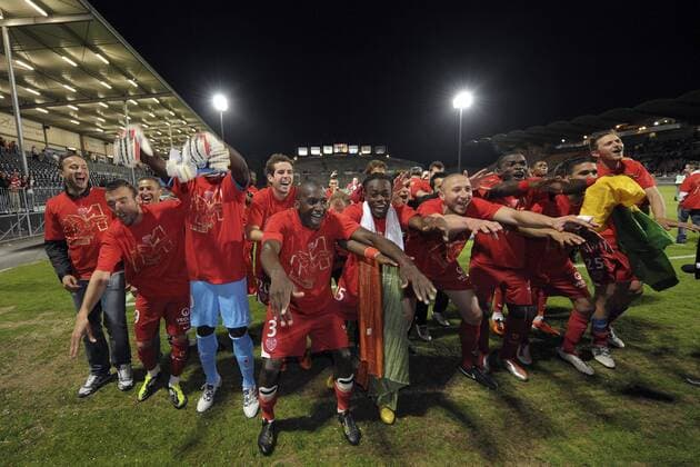 Dijon FCO feiert den Aufstieg - 27.05.2011 - Ligue 2 - JBAutissier 