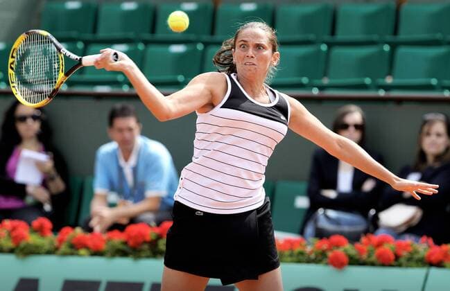 TENNIS - WTA, French Open 2011 PARIS,FRANKREICH,28.MAI.11 - TENNIS - WTA Tennis Damen Tour, Grand Slam, Roland Garros, French Open. Bild zeigt Roberta Vinci (ITA). 