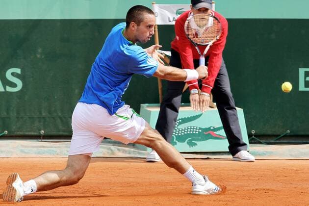TENNIS - ATP, French Open 2011 PARIS,FRANKREICH,28.MAI.11 - TENNIS - ATP Tennis Herren World Tour, Grand Slam, Roland Garros, French Open. Bild zeigt Viktor Troicki (SRB). 