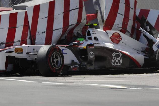 Sergio Perez Mendoza (BMW Sauber) GP Monaco 2011 Formel 1 Grand Prix Monaco 2011 o0 Crash