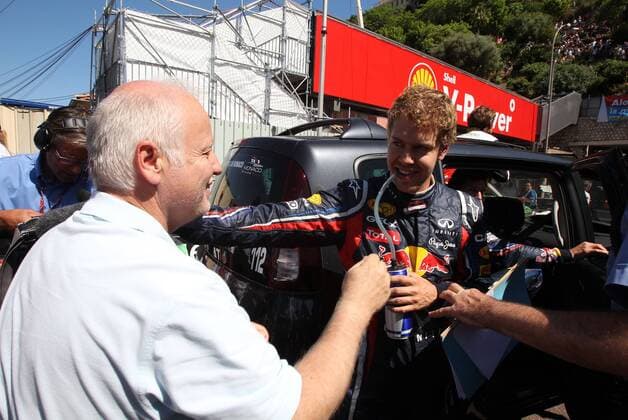 formula 1 GP, Monaco 28.05.2011, Vater Norbert und Sebastian Vettel, Red Bull Racing, o0 Familie privat