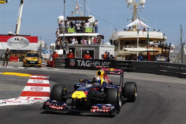 Motorsports: FIA Formula One World Championship 2011, Grand Prix of Monaco, 01 Sebastian Vettel (GER, Red Bull Racing), xHOCHxZWEIx