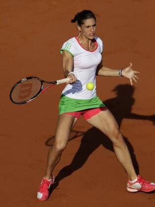 French Open 2011, Roland Garros,Paris,ITF Grand Slam Tennis Tournament . Andrea Petkovic (GER), Einzelbild,Aktion,