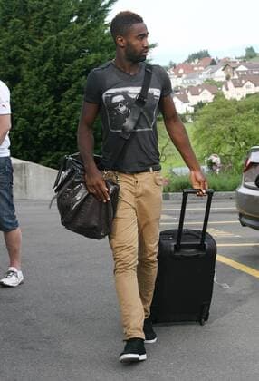 30.05.2011 Feusisberg , Zusammenkunft der Schweizer Fussball Nationalmannschaft Im Bild : Johan Djourou (Schweiz) 