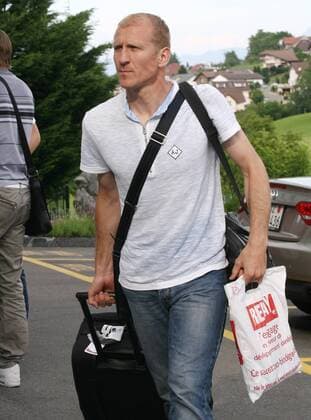 30.05.2011 Feusisberg , Zusammenkunft der Schweizer Fussball Nationalmannschaft Im Bild : Stephane Grichting (Schweiz) 