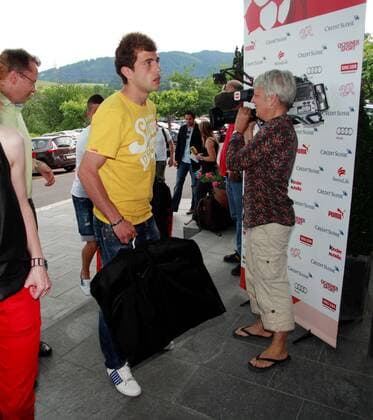 30.05.2011 Feusisberg , Zusammenkunft der Schweizer Fussball Nationalmannschaft Im Bild : Admir Mehmedi (Schweiz) 