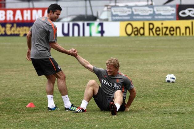 Dirk Kuyt und Robin van Persie - Training Niederlande - Rio de Janeiro RJ, Brasil - 01 06 2011. x(37)xGeraldoxBubniakx xFotoarenax  (4879) Treino da Holanda