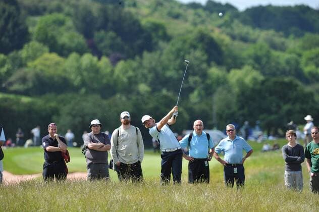 02.06.2011 Pablo Martin (ESP) in action during round 1 of the Saab Wales Open Golf Championship from Celtic Manor on the Twenty Ten Course in Newport Gwent Wales. xKevinxBatchelorx  ActionPlus11177788 Content restricted for UK based newspaper