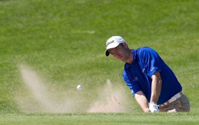 02.06.2011 Ross Fisher (ENG) in action during round 1 of the Saab Wales Open Golf Championship from Celtic Manor on the Twenty Ten Course in Newport Gwent Wales. xKevinxBatchelorx  ActionPlus11177790 Content restricted for UK based newspaper