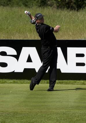 02.06.2011 Paul Lawrie (SCO) in action during round 1 of the Saab Wales Open Golf Championship from Celtic Manor on the Twenty Ten Course in Newport Gwent Wales. xKevinxBatchelorx  ActionPlus11177792 Content restricted for UK based newspaper