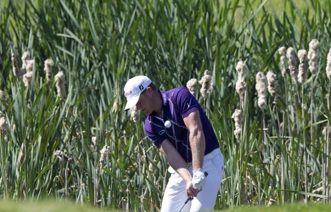02.06.2011 jamie Donaldson (WAL) in action during round 1 of the Saab Wales Open Golf Championship from Celtic Manor on the Twenty Ten Course in Newport Gwent Wales. xKevinxBatchelorx  ActionPlus11177796 Content restricted for UK based newspaper