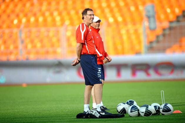 Training - Equipe de France - Laurent BLANC - Jean Louis GASSET - - xEDFxAnthonyBibardxFEPx 