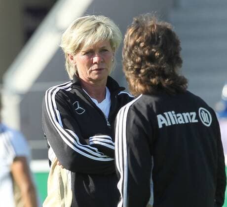 Bundestrainerin Silvia Neid (Deutschland) Abschlusstraining Deutsche Frauenfussballnationalmannschaft