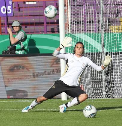 Nadine Angerer (Deutschland) Abschlusstraining Deutsche Frauenfussballnationalmannschaft