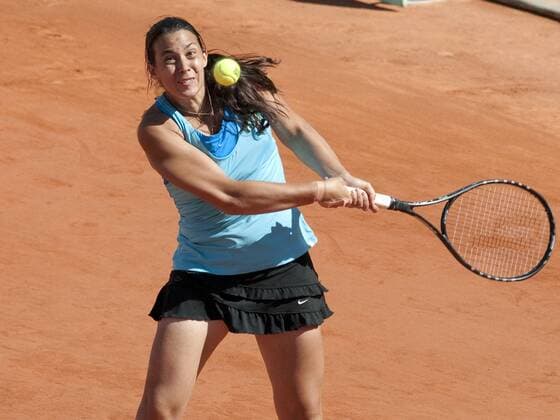 June 2, 2011 Marion Bartoli of France, in action, during her semifinal at the French Open, played at Stade Roland Garros, Paris France Tennis: JUN 02 French Open Icon250060211023 EDITORIAL USE ONLY