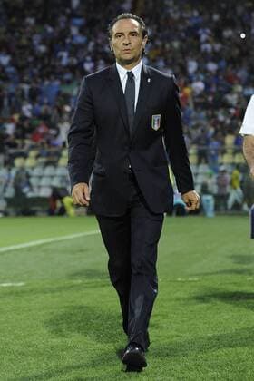 EM Qualifikation in Modena, Italien vs. Estland --- Cesare Prandelli 