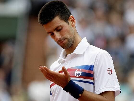 03.06.2011 Paris, France, Novak Djokovic in action in the semifinal of the French Open at Roland Garros. xMichaelxCullenx  ActionPlus11178403 Content restricted for UK based newspaper