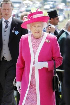 Horse Racing - The Derby The Queen arrives at the derby at Epsom Racecourse  Elizabeth II