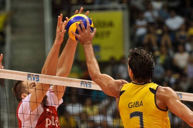 Giba --- Volleyball, World League, Brasilien vs. Polen in Rio de Janeiro. x(11)xCelsoxPupox xFotoarenax  (4898)